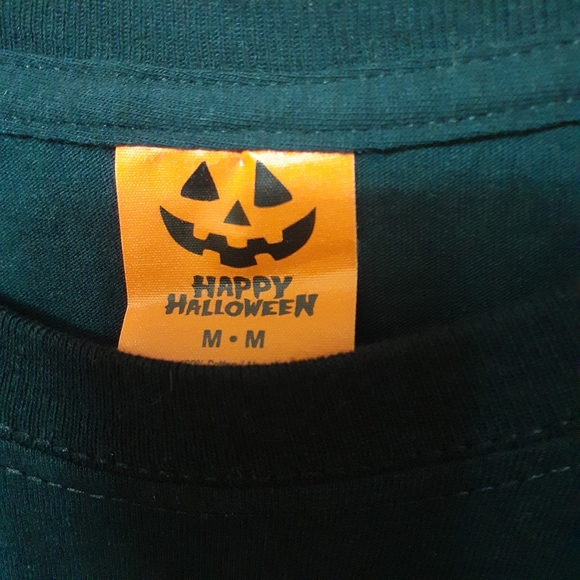 I'm Here For The Boos Glow In The Dark Ghost Halloween Shirt Medium - Picture 4 of 4